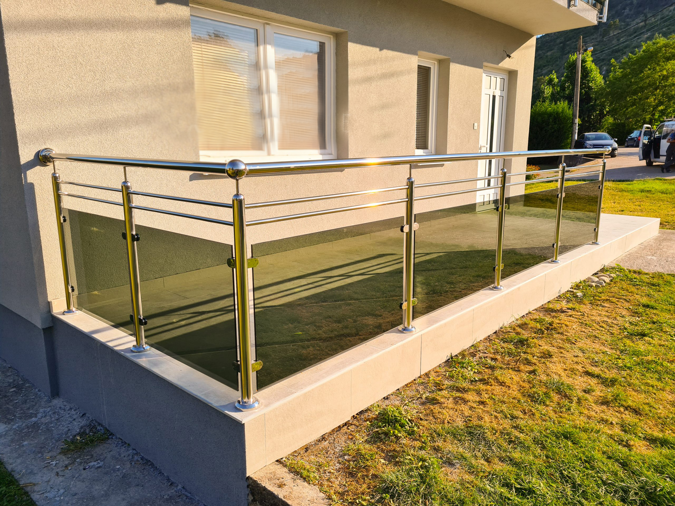 INOX ograde sa staklom